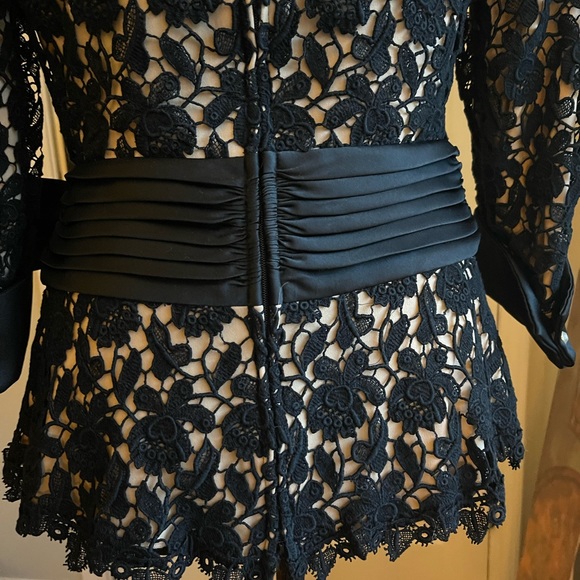 Tadashi - Black Lace Eve Jacket. Showstopper for sure! - Picture 13 of 16